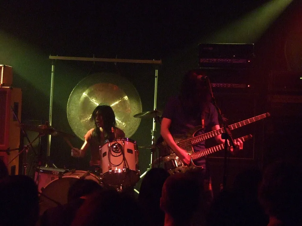 Boris performing, 2008