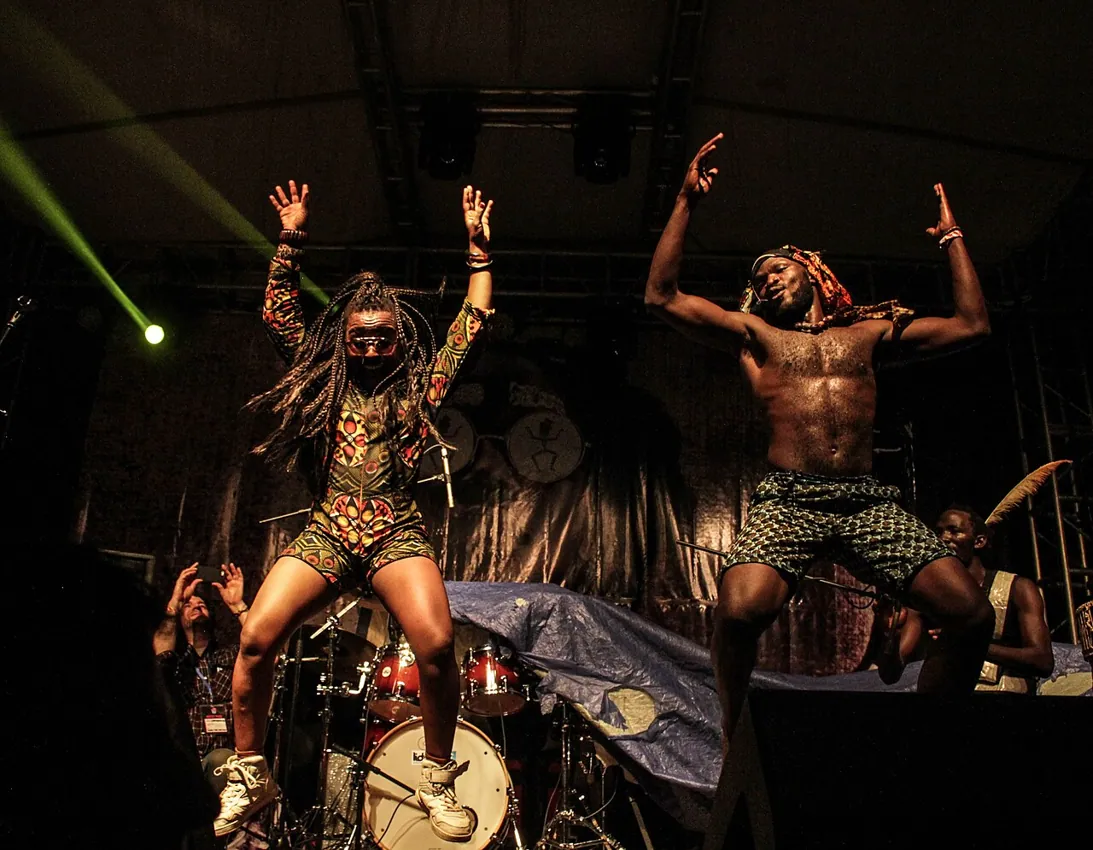Gato Preto performing at Nyege Nyege Festival 2016