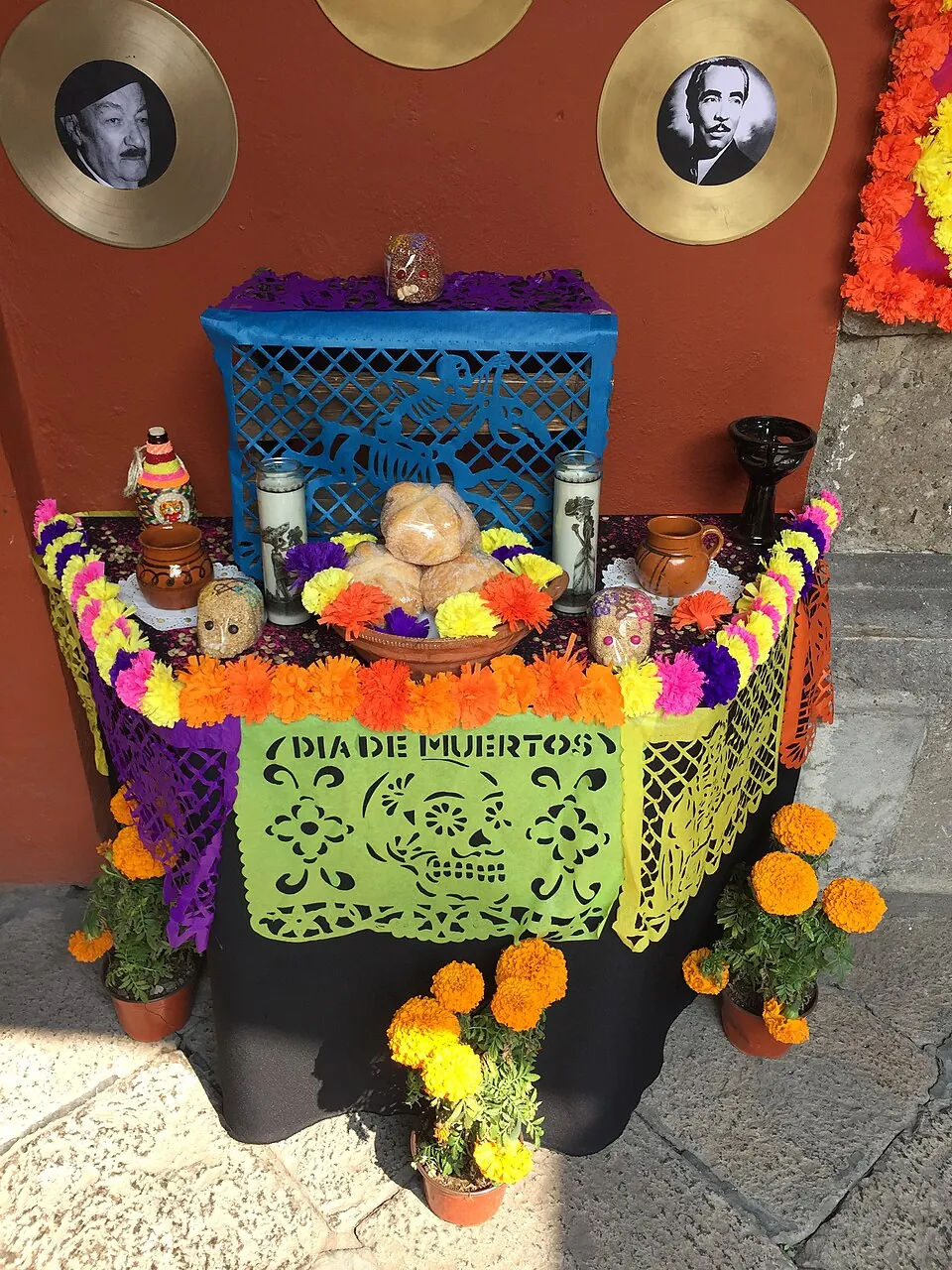 A Día de Muertos altar in Mexico.
