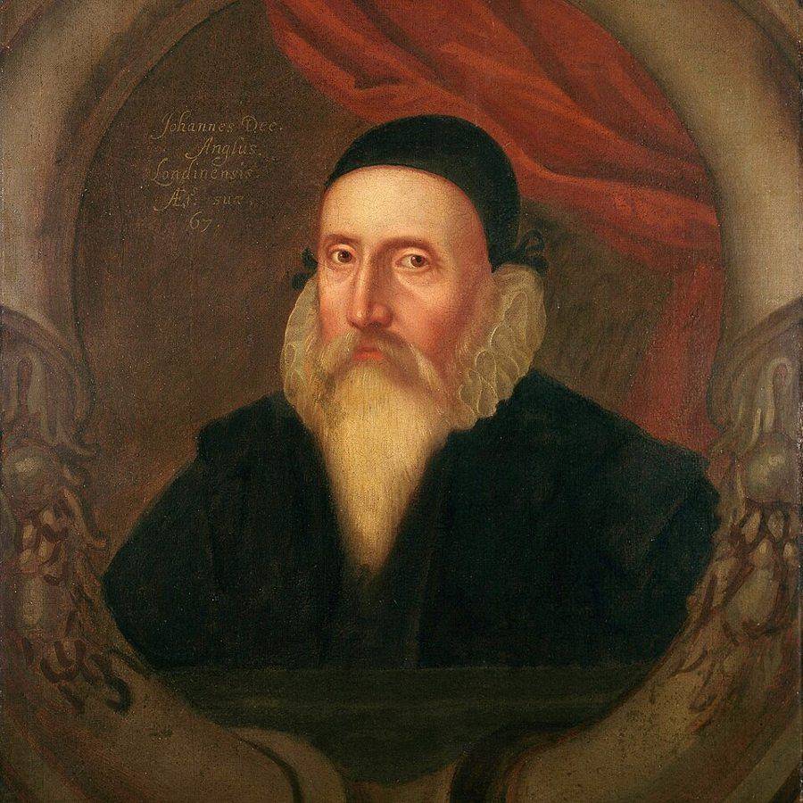 Portrait of John Dee, who studied the Book of Soyga